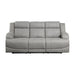 9207GRY-3PW - Power Double Reclining Sofa image