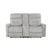 9610GY-2 - Double Reclining Love Seat with Center Console image