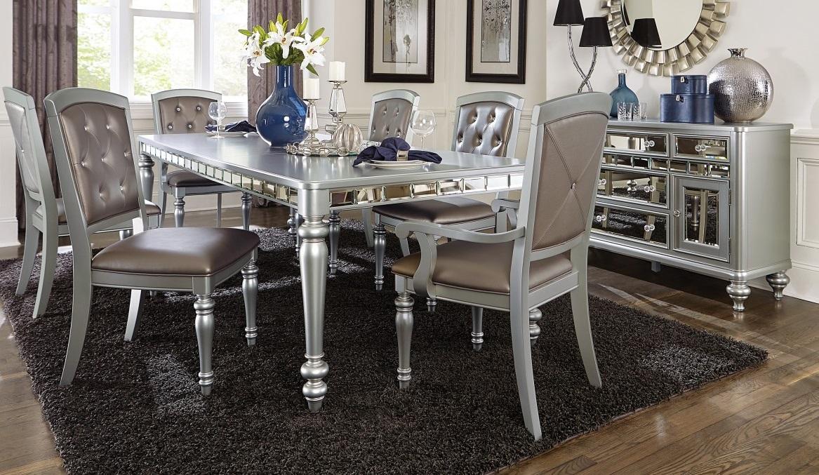 Orsina Dining Table in Silver 5477N-96