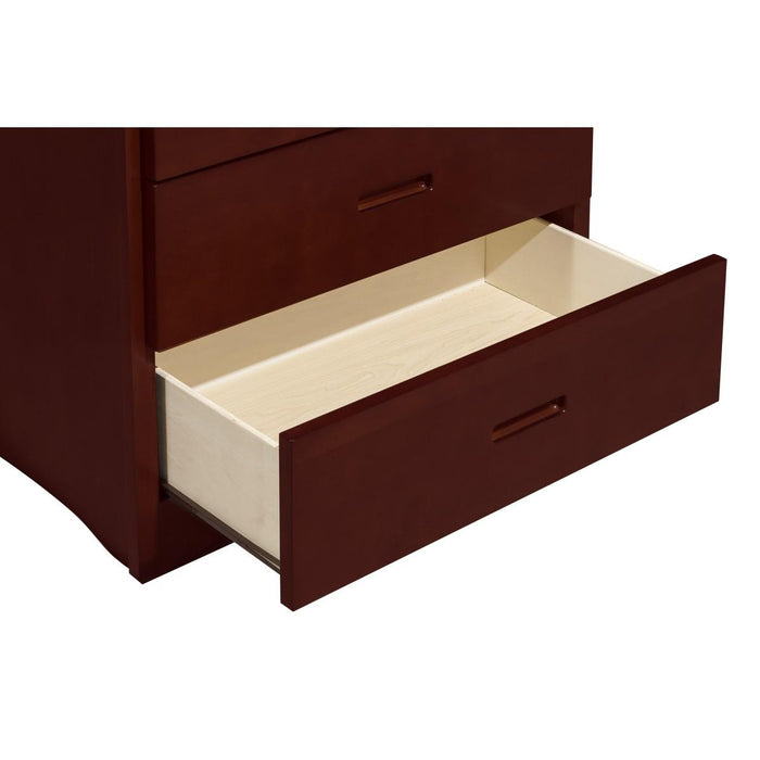 Rowe 4 Drawer Chest in Dark Cherry B2013DC-9