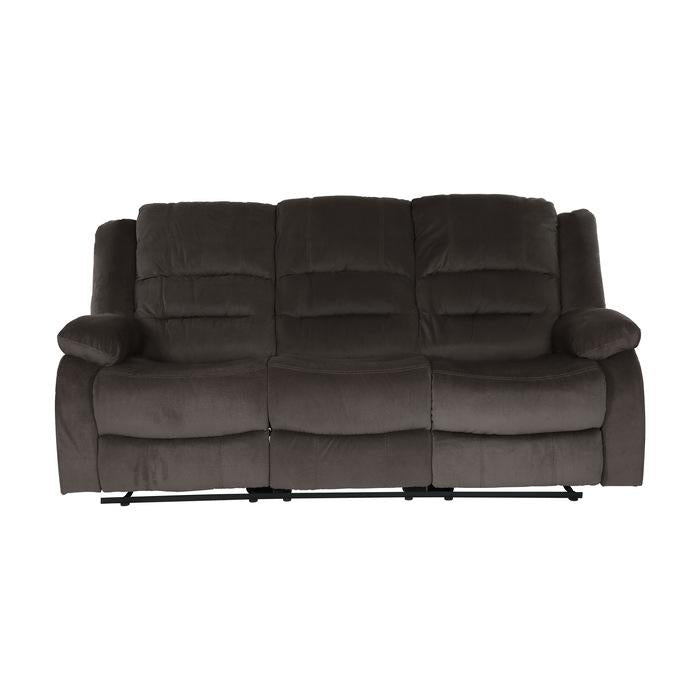 Jarita Double Reclining Sofa in Chocolate image