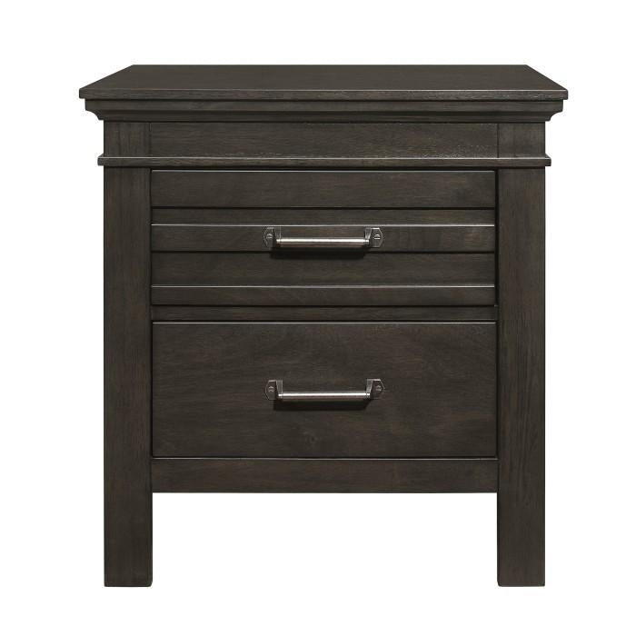 Blaire Farm Nightstand in Saddle Brown Wood 1675-4