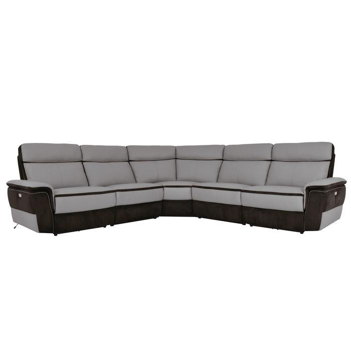 83185C1PW - (5)5-Piece Modular Power Reclining Sectional image