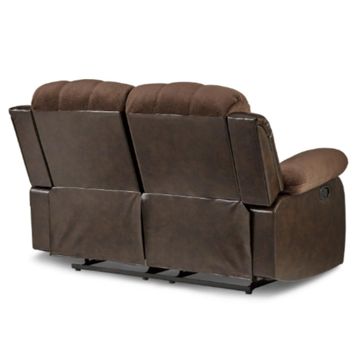 Granley Double Reclining Loveseat in Chocolate 9700FCP-2