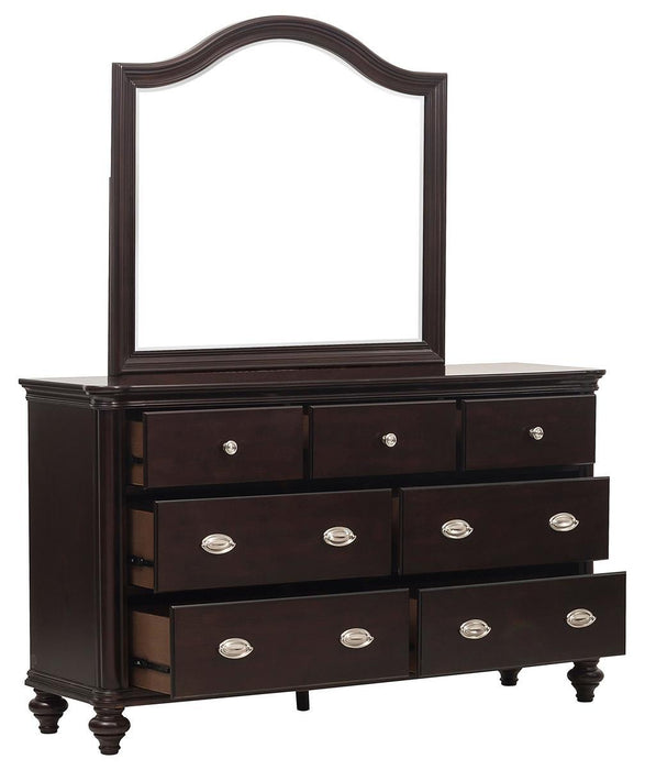 Marston 7 Drawer Dresser in Dark Cherry 2615DC-5