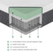 Findlay-12" Green Tea Gel-Infused Memory Foam Hybrid Mattress Display Cube image