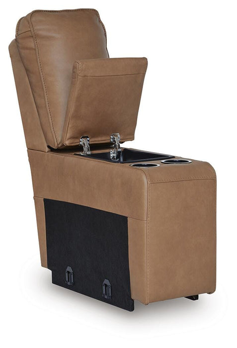 DeepWakes Reclining Sectional with Storage Console