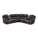 Ramone-(3)3-Piece Power Reclining Sectional with Consoles, Speakers, Subwoofer and LED Lighting image