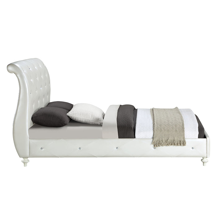 Twin Bed (Padded Sleigh)