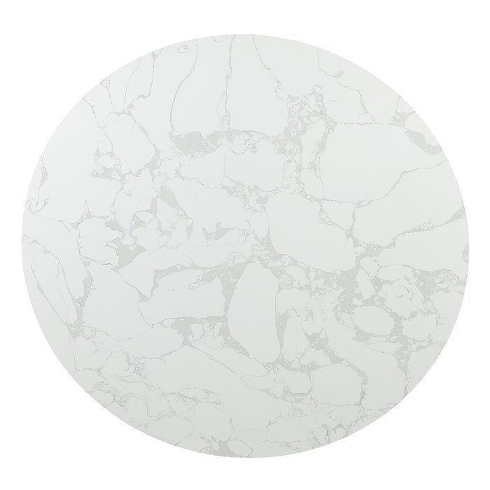 Round Dining Table w/Marble