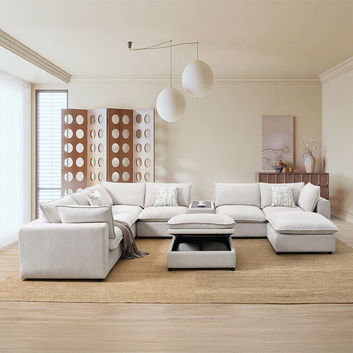 Modular RF Loveseat w/2 Pillows