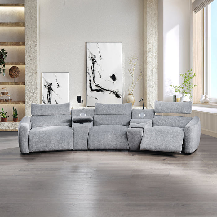 Modular Power Motion Armless Recliner
